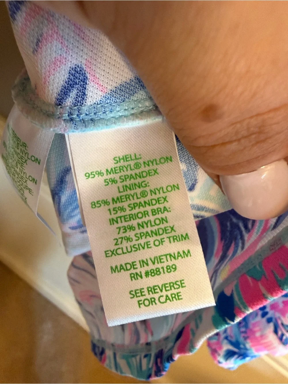 Lilly Pulitzer Luxletic Dania Dress & Shorts Set Multi Print XL